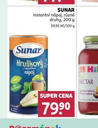 SUNAR INSTANTN NPOJE