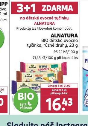 ALNATURA BIO DTSK OVOCN TYINKA