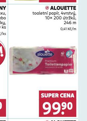 ALOUETTE TOALETN PAPR