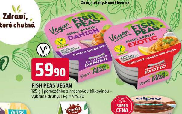 FISH PEAS VEGAN