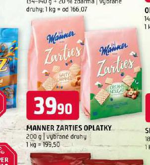 MANNER ZARTIES OPLATKY