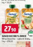 SUNAR BIO 100 % OVOCE