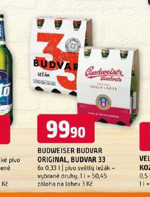 PIVO BUDVAR 33