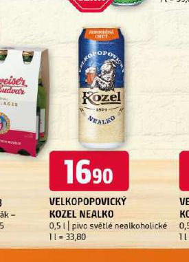 PIVO VELKOPOPOVICK KOZEL NEALKO