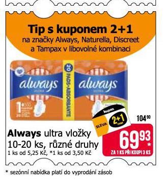 ALWAYS ULTRA VLOKY