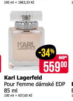 KARL LAGERFELD POR FEMME