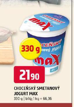CHOCESK SMETANOV JOGURT