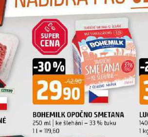BOHEMILK OPONO SMETANA
