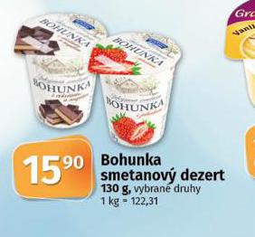 BOHUNKA SMETANOV DEZERT