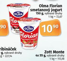 OLMA FLORIAN SMETANOV JOGURT