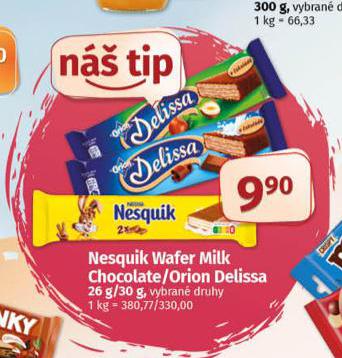 NESQUIK WAFER MILK CHOCOLATE