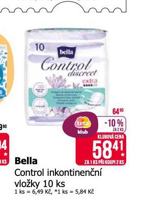 BELLA CONTROL INKONTINENN VLOKY