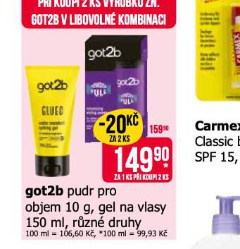 GOT2B PUDR, GEL