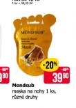 MONDSUB MASKA NA NOHY