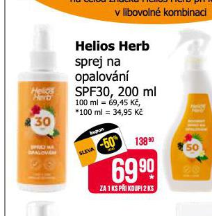 HELIOS HEREB SPREJ NA OPALOVN 