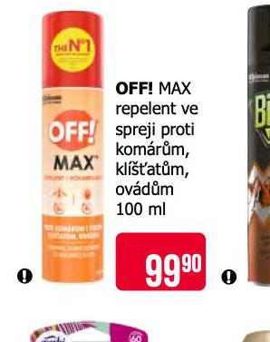 OFF! MAX REPELENT