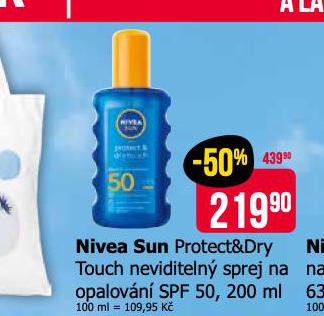 NIVEA SUN SPREJ NA OPALOVN