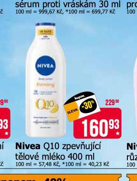 NIVEA Q10 ZPEVUJC TLOV MLKO