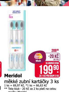 MERIDOL MKK ZUBN KARTKY