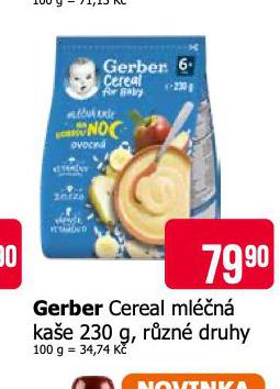 GERBER CEREAL MLN KAE
