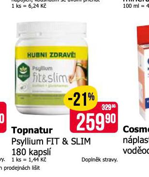 TOPNATUR PSYLLIUM FIT & SLIM