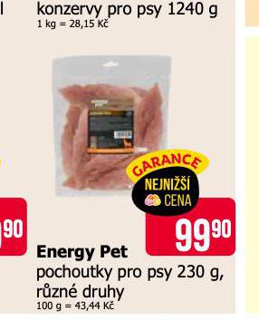 ENERGY PET POCHOUTKY PRO PSY