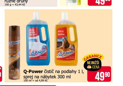 Q POWER ISTI NA PODLAHY