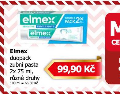 ELMEX DUOPACK ZUBN PASTA