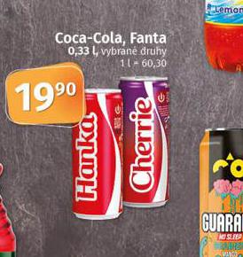 COCA COLA, FANTA