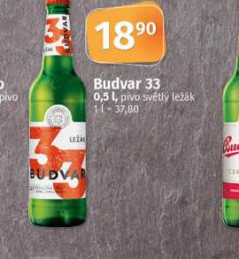 PIVO BUDVAR 33