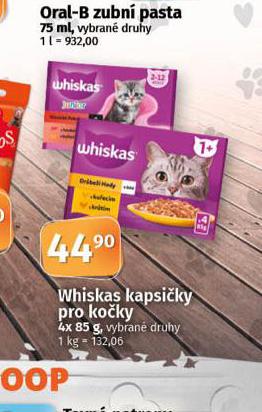 WHISKAS KAPSIKY PRO KOKY