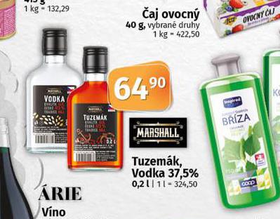 TUZEMK, VODKA 