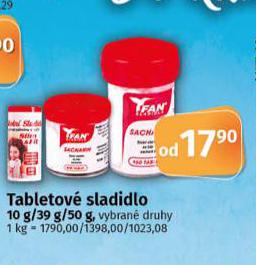 TABLETOV SLADIDLO