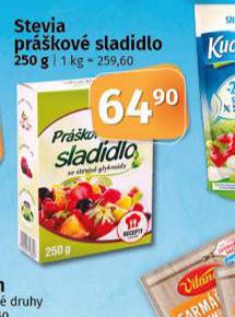 STEVIA PRKOV SLADIDLO
