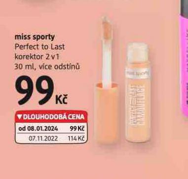 MISS SPORTY KOREKTOR 2v1