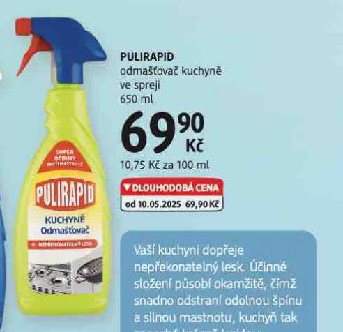 PULIRAPID ODMAOVA KUCHYN SPREJ