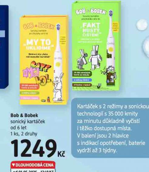 BOB & BOBEK SONICK ZUBN KARTEK