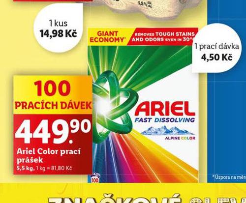 ARIEL COLOR PRAC PREK