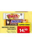 SNICKERS CREAMY / TWIX WHITE