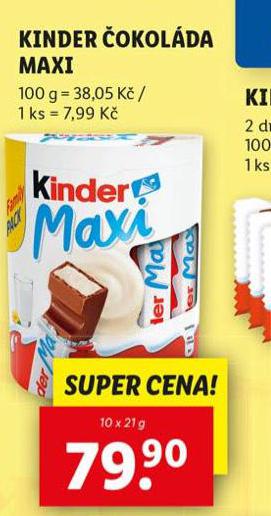 KINDER OKOLDA MAXI