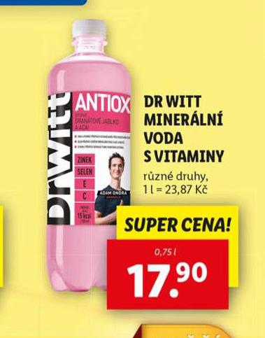 DRWITT MINERLN VODA S VITAMNY