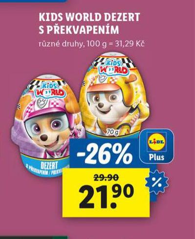 KIDS WORLD DEZERT S PEKVAPENM
