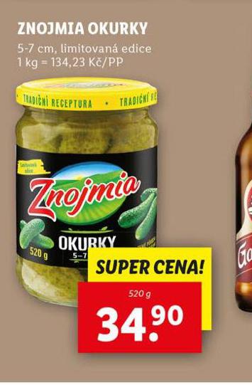 ZNOJMIA OKURKY
