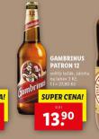PIVO GAMBRINUS PATRON 12