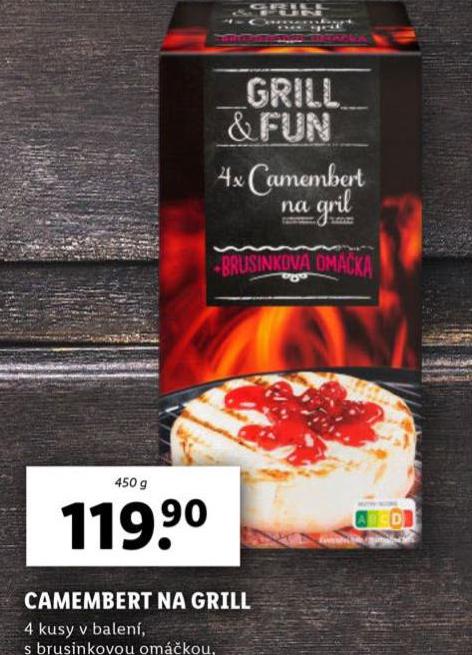 CAMEMBERT NA GRIL