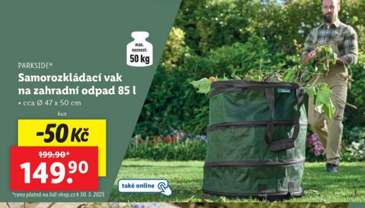 SAMOROZKLDAC VAK NA ZAHRADN ODPAD 85 L