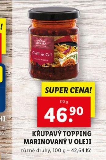 KUPAV TOPPING MARINOVAN V OLEJI