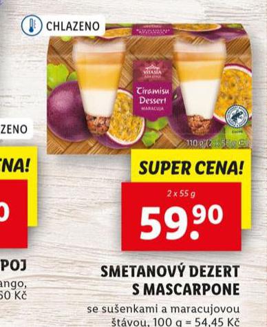 SMETANOV DEZERT S MASCARPONE