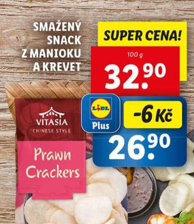 SMAEN SNACK Z MANIOKU A KREVET