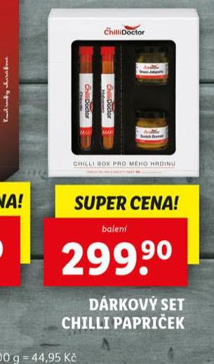 DRKOV SET CHILLI PAPRIEK